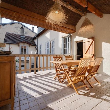 Grand Appartement 8 Personnes Terrasse Privative Hyper Centre Calme Lons-le-Saunier Kültér fotó